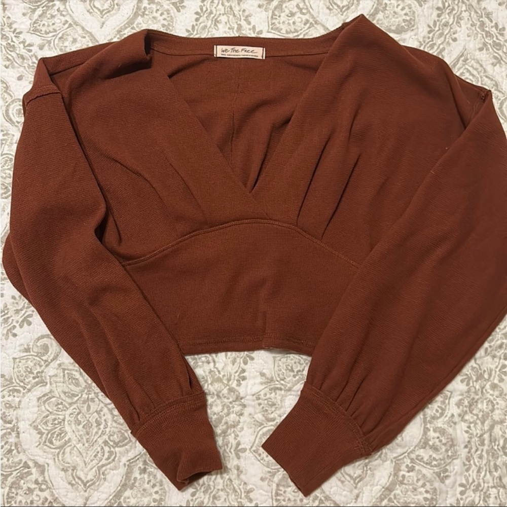 Free People Thermal V-Neck